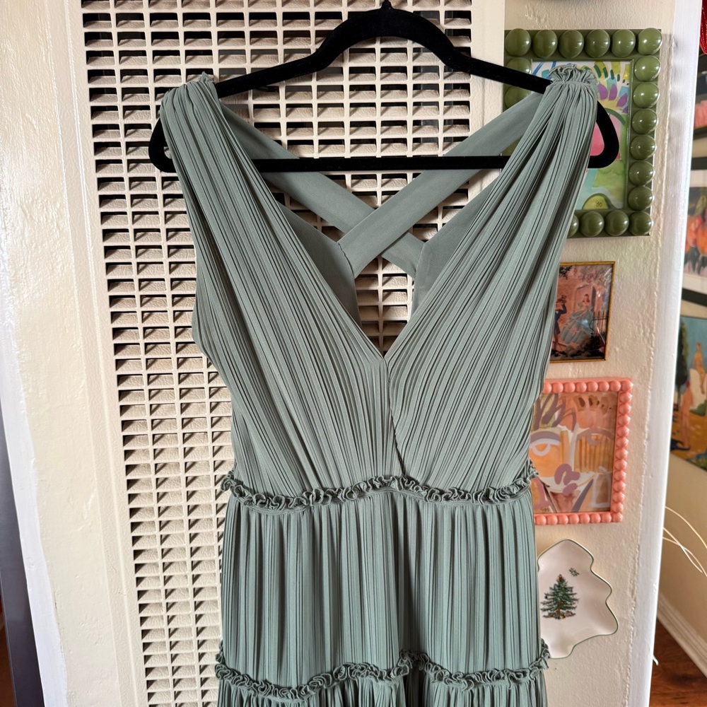 Reiss Gigi pleated maxi dress - Picture 7 of 14